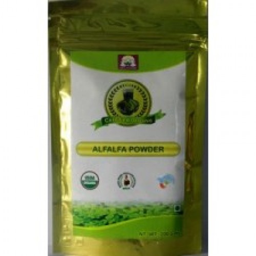 Certified Organic Alfalfa Powder - 100 gm